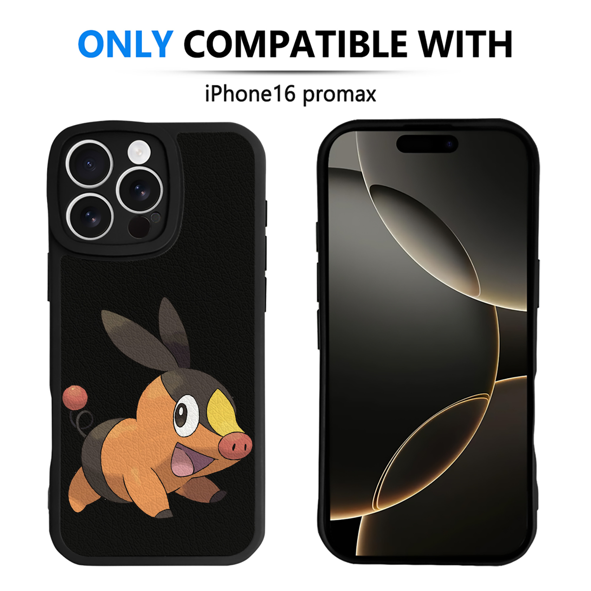 （画像用） ポケットモンスター Pokémon 【iPhone 16シリーズ対応】シリコンスマホケース（レザー調） 材質：シリコン